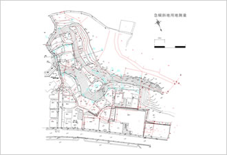M市J地区 急傾斜地測量業務